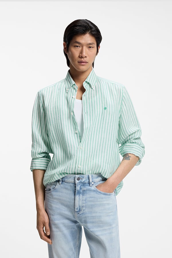 ΠΟΥΚΑΜΙΣΟ ΛΙΝΟ BOSS - 365 ΠΡΑΣΙΝΟ